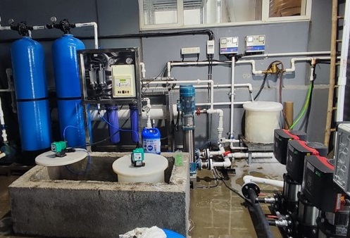 Onsite water filtration systems at facilities in Pune, India