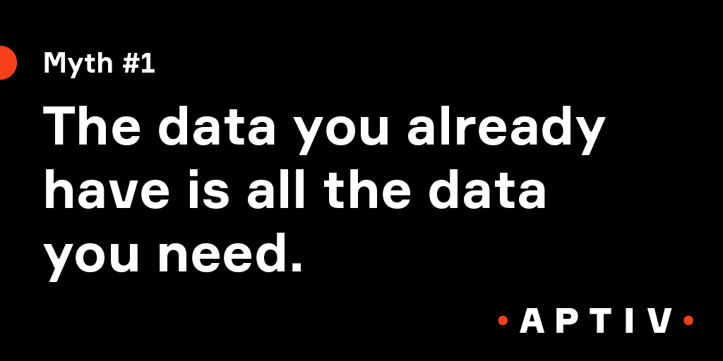 The data you already have is all the data you need