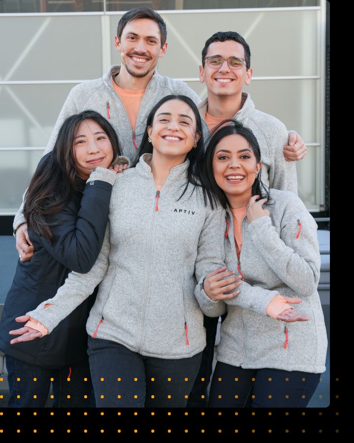 Group of smiling people
