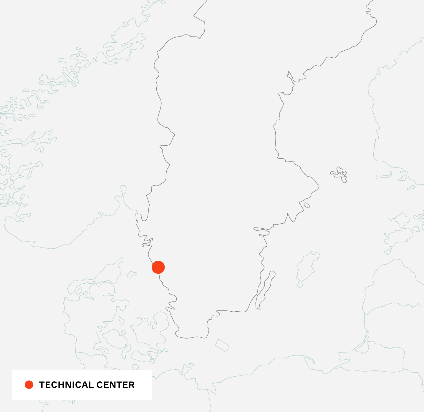 Map of Aptiv location in Sweden
