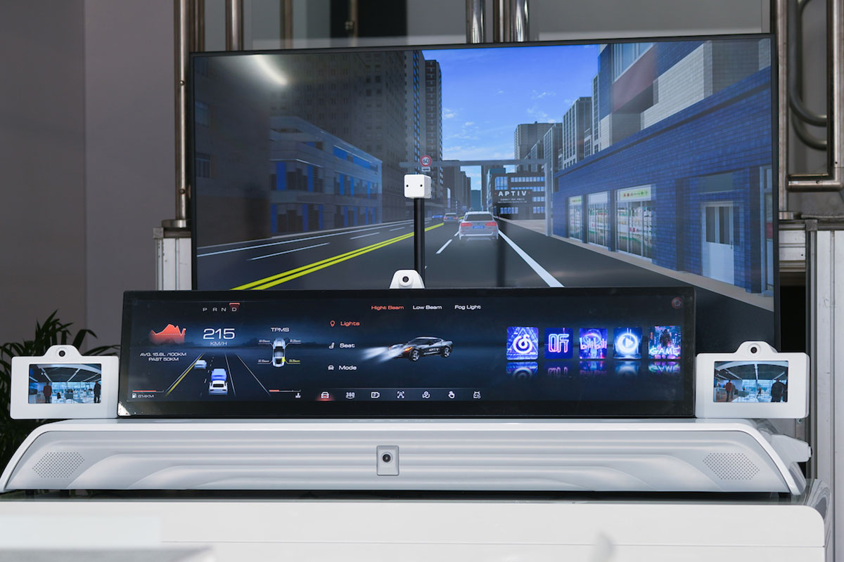Aptiv CES 2025 display