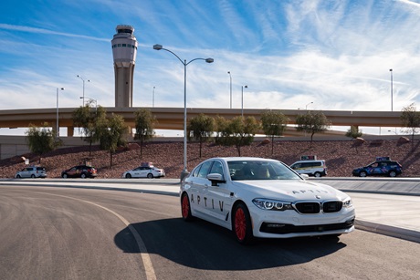 Aptiv-CES2020-Autonomous-Driving-Vehicle