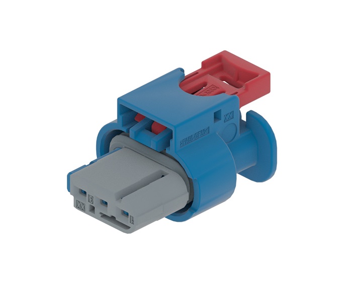 48V Connector CTS 1.2 Sealed F 3W Blue 35126369