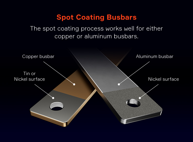 Spot Coating Busbars
