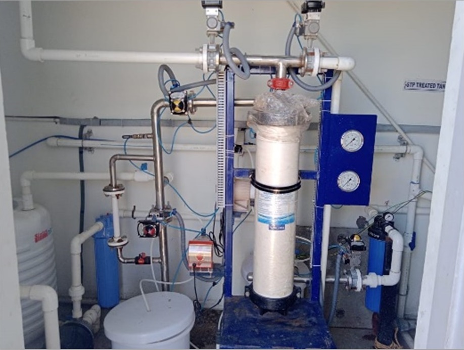 Onsite water filtration systems at facilities in Chennai, India