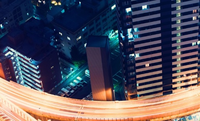 City skyline Aptiv banner