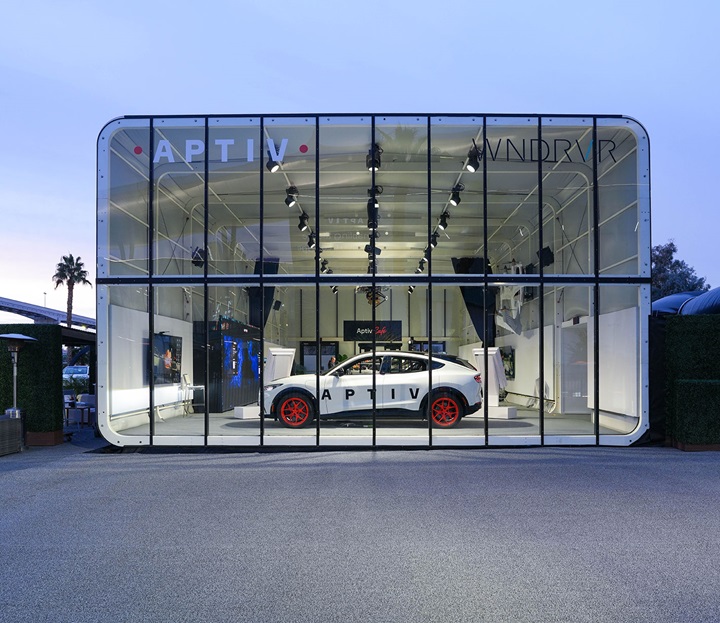 Aptiv’s pavilion at CES 2026. ​