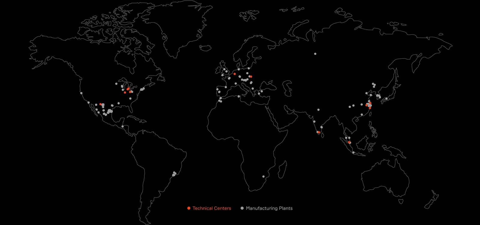 Robot Page Locations Map Black