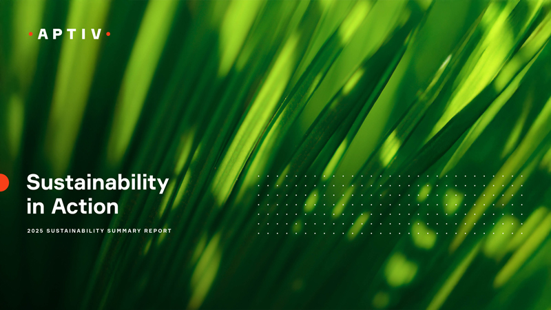 Aptiv Sustainability Report 2025