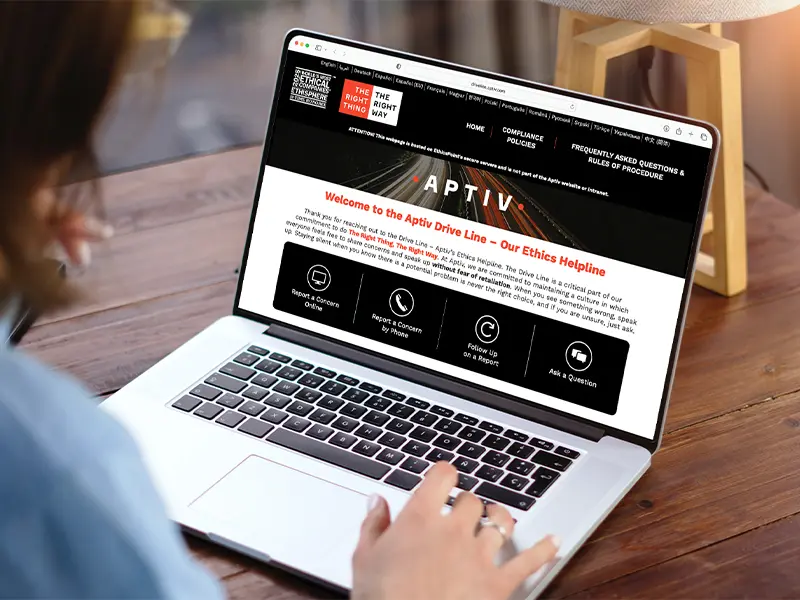 Aptiv Fostering an Ethical Culture